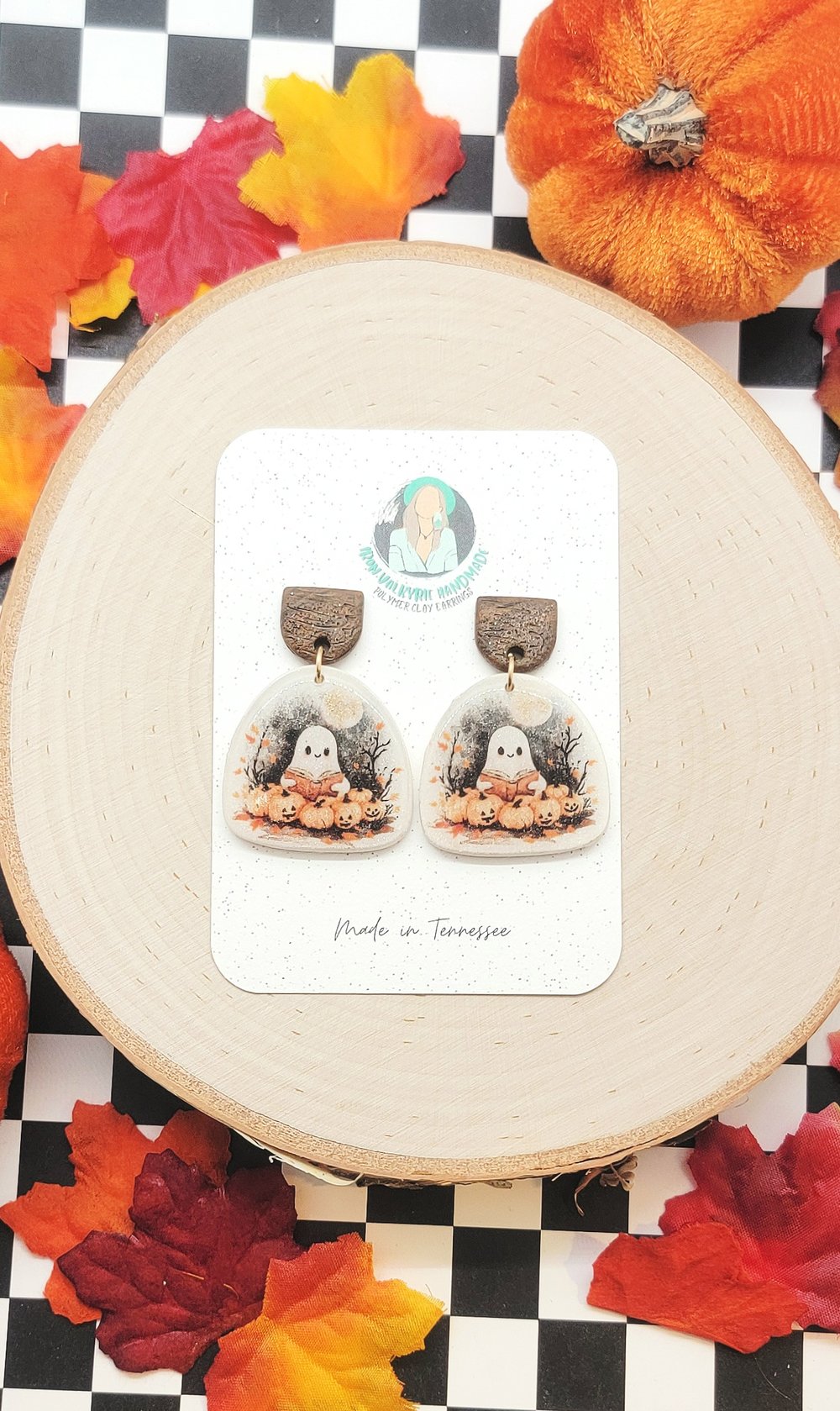 Image of Spooky Cute Ghost Dangles