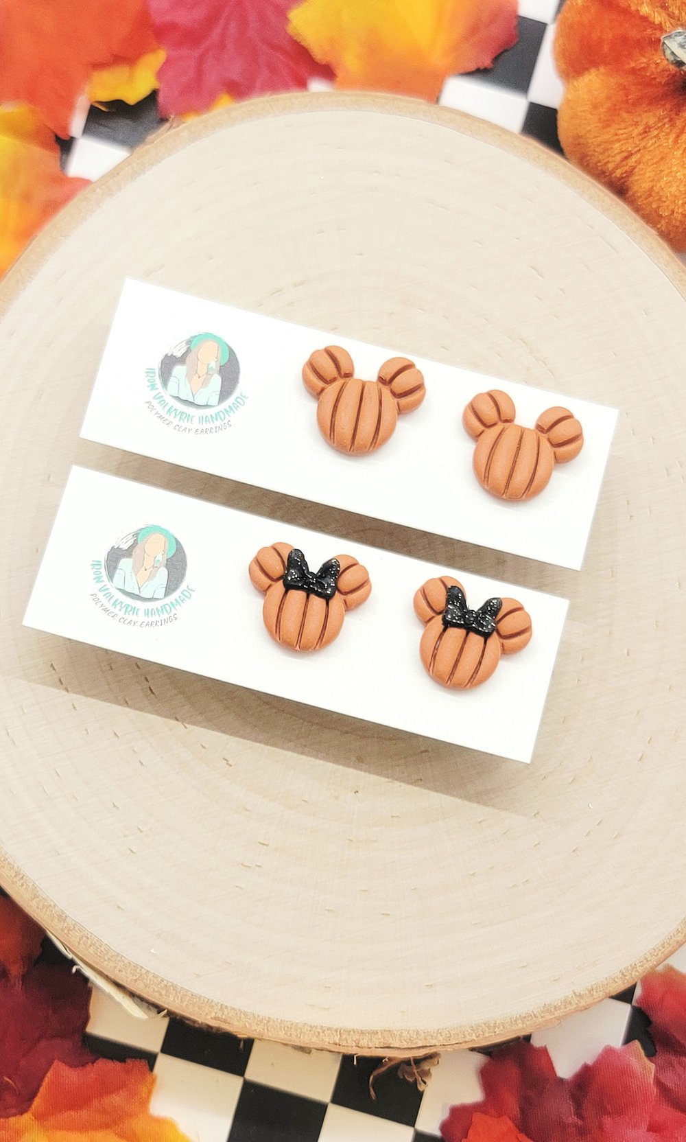 Image of Pumpkin Mouse Studs