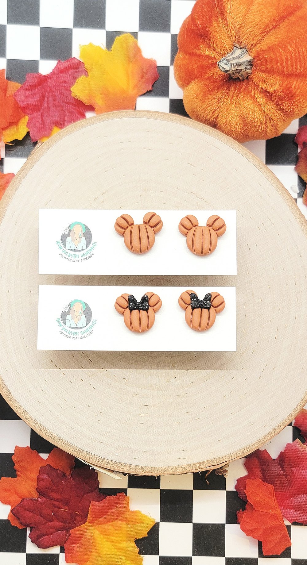Image of Pumpkin Mouse Studs