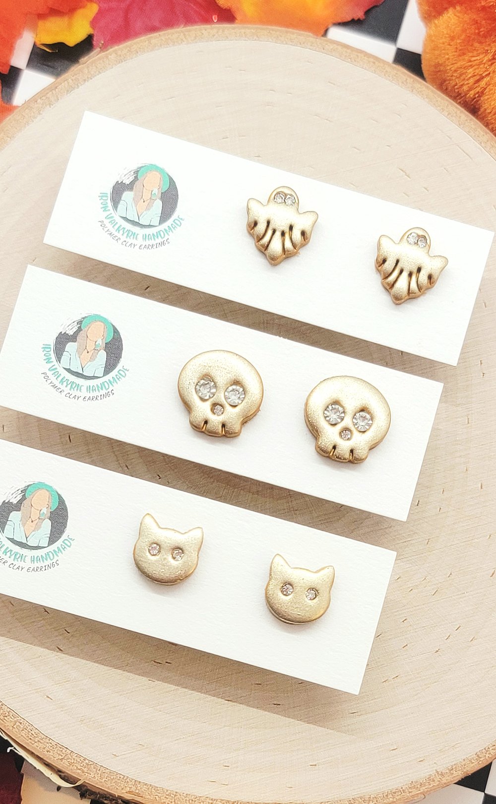 Image of Ghoulish Gold Studs