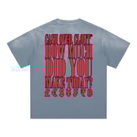 Image 2 of Faded “I Miss You Too” tee (Blue)