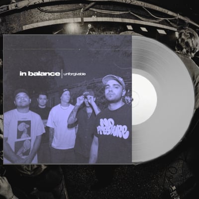 Image of PREORDER - In Balance - "Unforgivable" 7" EP + Tee