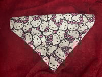 Image 1 of Bow Cat Pet Bandana