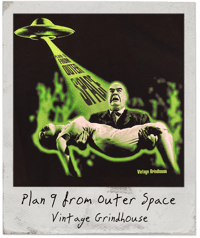 Image 5 of Plan 9 from Outer Space hoodie - front and rear prints!