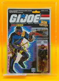 Image 1 of Iron Grenadier (Hasbro, 1988) – MOC CAS Graded 80+! 💥 Vintage G.I. Joe Classic