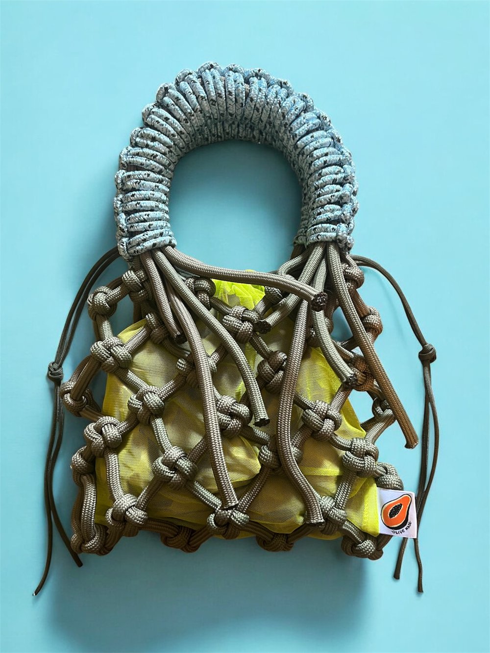Image of Sunshine Bag: Army green x Blue