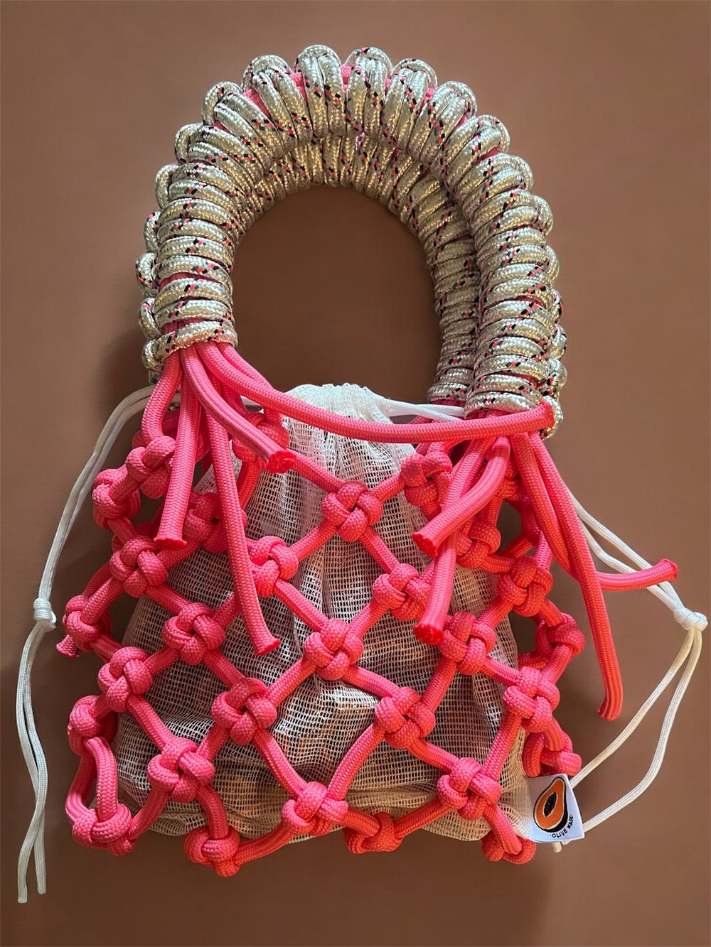 Image of Sunshine Bag: White x Pink