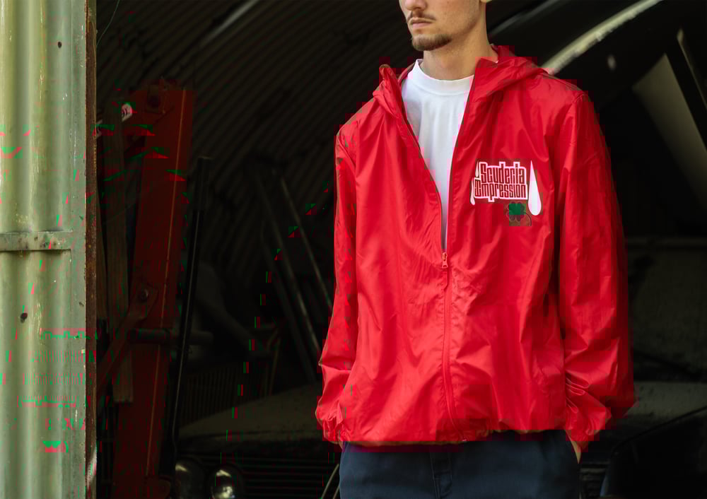 Image of Coupe vent QUADRIFOLIO rouge