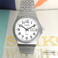 Image 3 of 1988 Seiko Spirit Quartz 'Ginza Clock' Day-Date Wristwatch (7N48-7a10)