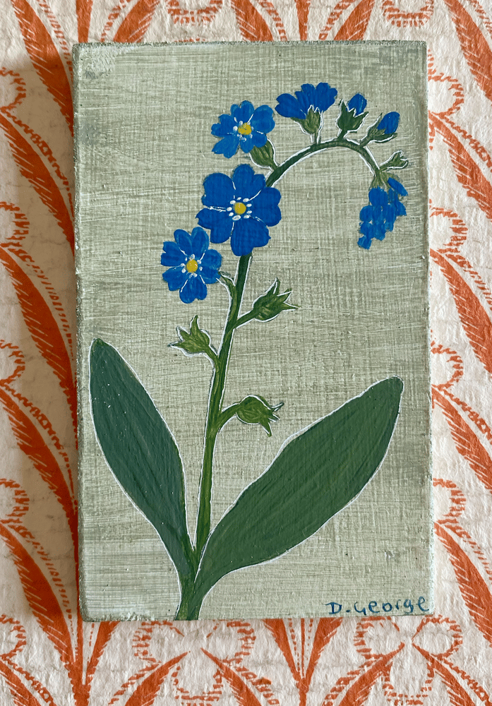 Image of Tiny Forget me not study