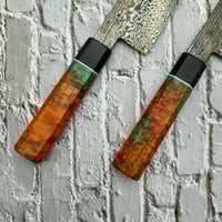 Image 5 of Santoku Nakiri Set - Wild Damascus