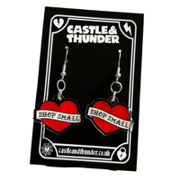 Image 1 of DONNA - Red Heart Earrings