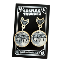Image 1 of DAVID - Moon Stud Earrings