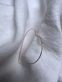 Image 4 of Bracelet jonc Cœur 