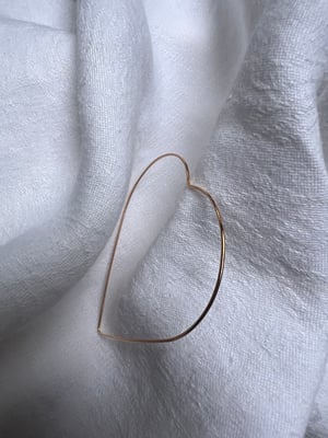 Bracelet jonc Cœur 
