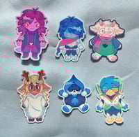 Image 1 of Deltarune Fun Gang Stickers