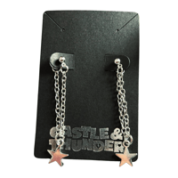 Image 1 of LARA - Star Drop Earrings