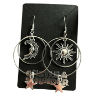 Image 1 of MAGDA - Sun and Moon Earrings
