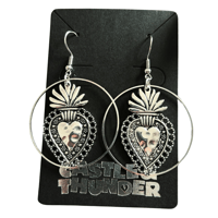 Image 1 of FRIDA - Sacred Heart Earrings