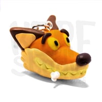 Róka fej kulcstartó | Fox head keychain