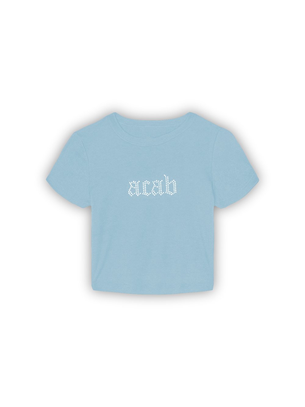 Image of ACAB Baby Tee (Blue)