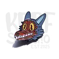 Image 1 of Faceless Fox Kitűző | Enamel Pin