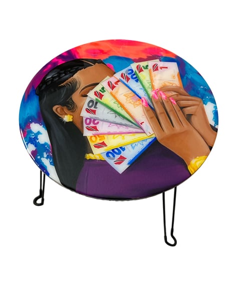Image of Just Different From Alyuh (Round Accent Table)
