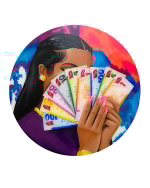 Image of Just Different From Alyuh (Round Accent Table)