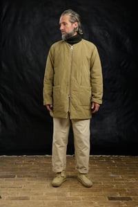 Image 4 of Nomad Quilting zip Coat - Khaki