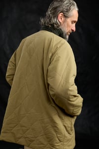 Image 7 of Nomad Quilting zip Coat - Khaki