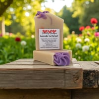 Lavender & Apricot, Homemade Goat Milk & Tallow Soap
