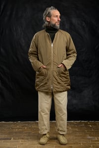 Image 4 of Nomad Quilting zip Coat - Gross Khaki 