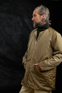Image 1 of Nomad Quilting zip Coat - Gross Khaki 