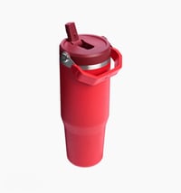 Image 2 of STANLEY™️ THE ICEFLOW™ FLIP STRAW TUMBLER “Chili Red” | 30 OZ