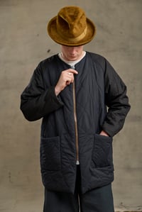 Image 2 of Nomad Quilting zip Coat - Navy