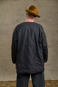 Image 6 of Nomad Quilting zip Coat - Navy