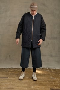 Image 10 of Nomad Quilting zip Coat - Navy