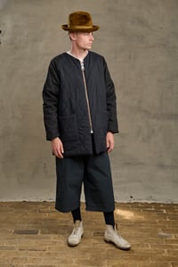 Image 15 of Nomad Quilting zip Coat - Navy