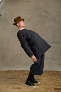 Image 18 of Nomad Quilting zip Coat - Navy