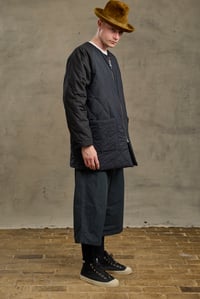 Image 19 of Nomad Quilting zip Coat - Navy