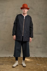 Image 22 of Nomad Quilting zip Coat - Navy