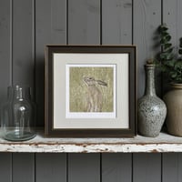 Image 3 of HARVEST HARE ART PRINT