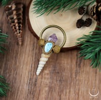 Image 1 of Mermaid Spirit necklace with larimar