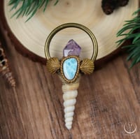 Image 2 of Mermaid Spirit necklace with larimar
