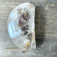 Image 2 of Garden Quartz, Crescent Moon, Lodelite Quartz Crystal, Shaman’s Dream Stone, Crystal Moon