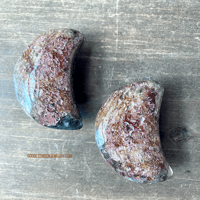 Image 7 of Garden Quartz, Crescent Moon, Lodelite Quartz Crystal, Shaman’s Dream Stone, Crystal Moon