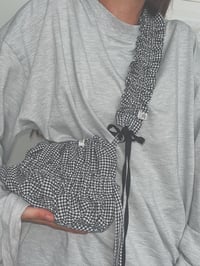 Image 2 of Black Gingham Pudding Pouch 