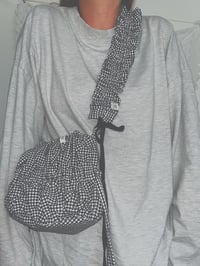 Image 3 of Black Gingham Pudding Pouch 