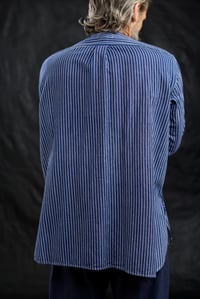 Image 13 of French Stripe Worker shirt I - Blue stripe * one off piece