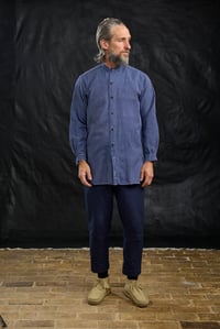 Image 1 of French Stripe Worker shirt I - Blue stripe * one off piece